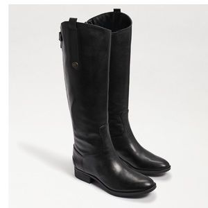 Sam Edelman black leather riding boots